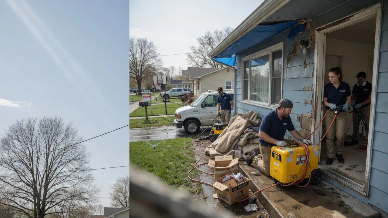 Basement Flood Cleanup in Kaufman, TX near me